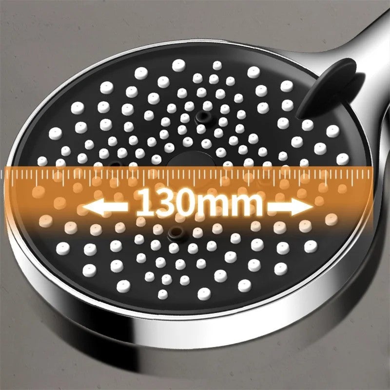 Bluejw Cross-Border 6-Function Handheld Shower Head Set - High Pressure Boosting Bathing Nozzle for Apartments & Hotels - Image 2